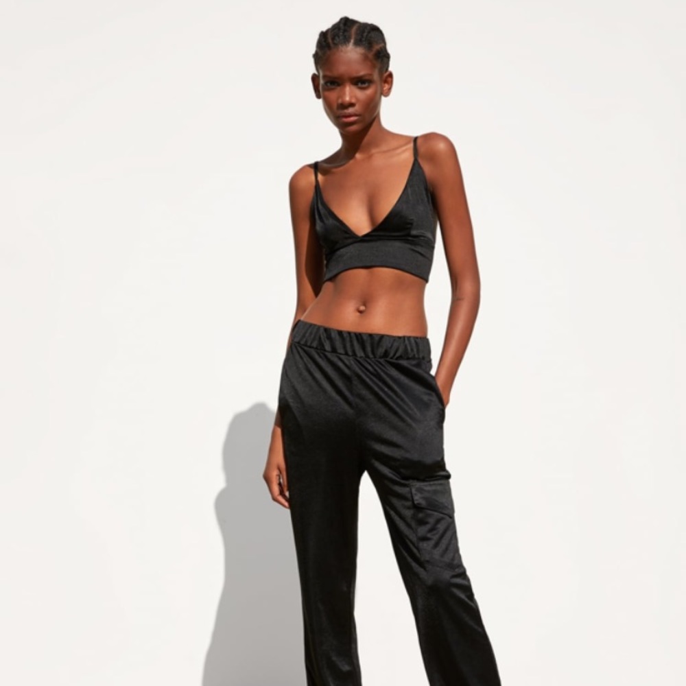 Zara Satin Top